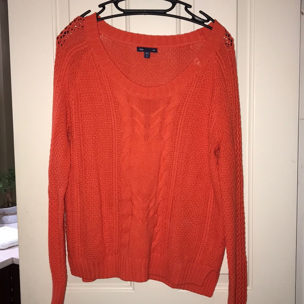 Gap orange sweater